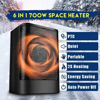 700W 220V MINI Heater Portable Ceramic Heater Electric Cooler Hot Fan Home Winter Warmer 2S Quick Heating
700W 220V MINI Heater Portable Ceramic Heater Electric Cooler Hot Fan Home Winter Warmer 2S Quick Heating