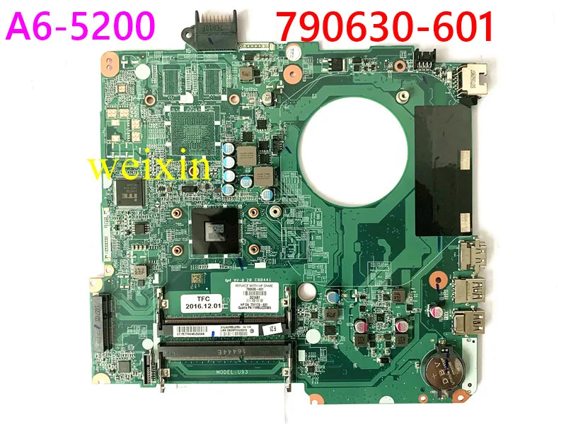 FOR HP Pavillion 15-F 15-F305DX 790630-601 Laptop motherboard DA0U93MB6D2 U93 A6-5200 100% Tested
FOR HP Pavillion 15-F 15-F305DX 790630-601 Laptop motherboard DA0U93MB6D2 U93 A6-5200 100% Tested