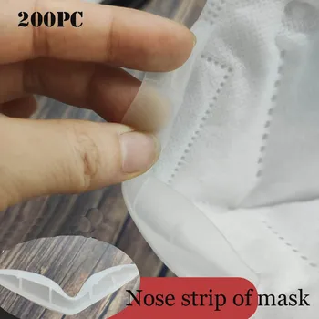 200/100PCS Nose Bri dge Strip Mouth Mask Accessories DIY Silicone Mask Bracket Clip Making Masks Accessories Materials Free Ship
200/100PCS Nose Bri dge Strip Mouth Mask Accessories DIY Silicone Mask Bracket Clip Making Masks Accessories Materials Free Ship