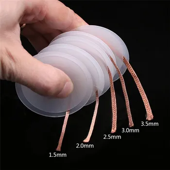 1pcs 2mm 2.5mm 3mm 3.5mm Width 1.5M Length Desoldering Braid Welding Solder Remover Wick Wire Lead Cord Flux BGA Repair Tool 
1pcs 2mm 2.5mm 3mm 3.5mm Width 1.5M Length Desoldering Braid Welding Solder Remover Wick Wire Lead Cord Flux BGA Repair Tool