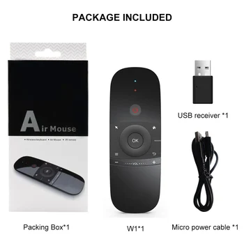 W1 Wireless Air Fly Mouse Remote Control Keyboard 2.4G Mini Rechargeable Remote Control For Android Smart Phone TV Box PC
W1 Wireless Air Fly Mouse Remote Control Keyboard 2.4G Mini Rechargeable Remote Control For Android Smart Phone TV Box PC