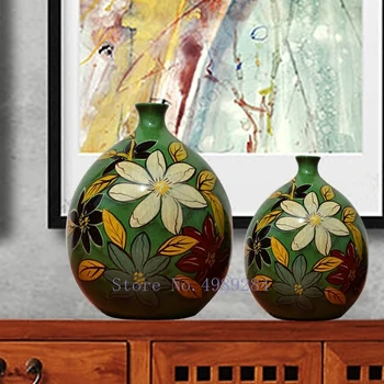 RETRO MEDITERRANEAN HANDMADE CERAMICS VASE CRAFTS FLOWER ARRANGEMENT ACCESSORIES MODERN HOME DECORATION VASES DECOR
RETRO MEDITERRANEAN HANDMADE CERAMICS VASE CRAFTS FLOWER ARRANGEMENT ACCESSORIES MODERN HOME DECORATION VASES DECOR