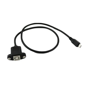 20x Printer Panel Mount USB 2.0 B Female Socket to Micro USB 5 Pin Male Connector Cable Cord 1FT/1.5FT
20x Printer Panel Mount USB 2.0 B Female Socket to Micro USB 5 Pin Male Connector Cable Cord 1FT/1.5FT