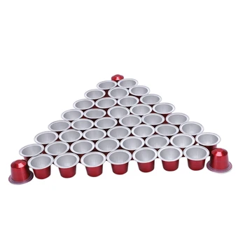 50 Sets Refillable Coffee Capsule Cup Disposable for Nespresso Pod for Nescafe Automatic Coffee Machine Food Package Cafe Suppli
50 Sets Refillable Coffee Capsule Cup Disposable for Nespresso Pod for Nescafe Automatic Coffee Machine Food Package Cafe Suppli