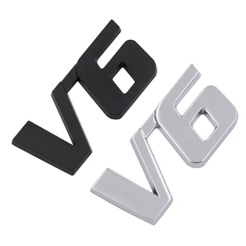 1pcs Car Decoration 3D Metal Sticker V6 3D Chrome Car Vehicle Tailgate Sticker Trunk Lid Emblem Badge Decal Car Styling
1pcs Car Decoration 3D Metal Sticker V6 3D Chrome Car Vehicle Tailgate Sticker Trunk Lid Emblem Badge Decal Car Styling