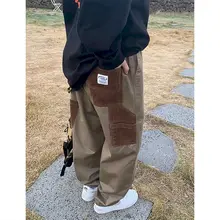 Plus Velvet Cargo Pants Women Thickened 2021 Autumn Winter Loose High Waist All-match Stitch Straight Japanese Casual Trousers
Plus Velvet Cargo Pants Women Thickened 2021 Autumn Winter Loose High Waist All-match Stitch Straight Japanese Casual Trousers