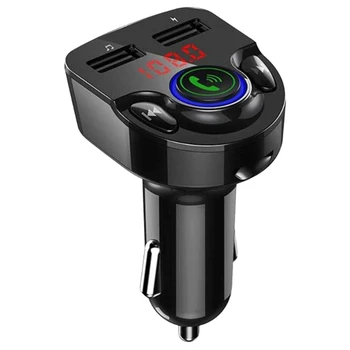 FM Transmitter Bluetooth 5.0 Stereo Car MP3 Audio Player Wireless Handsfree Car Kit Voltage Monitor USB Fast Charger
FM Transmitter Bluetooth 5.0 Stereo Car MP3 Audio Player Wireless Handsfree Car Kit Voltage Monitor USB Fast Charger