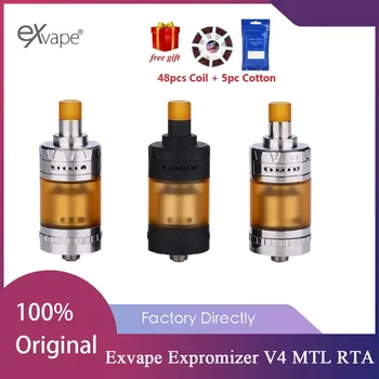 Original Exvape Expromizer V4 MTL RTA Tank with Easy Single Coil Building & 23mm Diameter Vape Vaporizer vs Zeus X/ Zenith
Original Exvape Expromizer V4 MTL RTA Tank with Easy Single Coil Building & 23mm Diameter Vape Vaporizer vs Zeus X/ Zenith