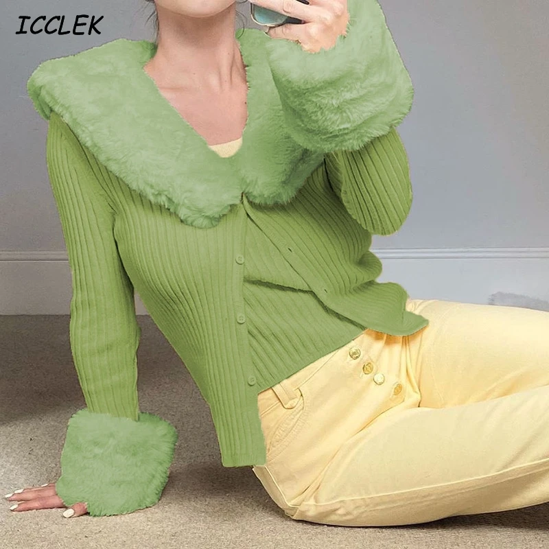 Женский свитер из искусственного меха ropa de mujer 2020 кардиган Pull Femme джемпер вязаные топы осень воротник манжеты тонкая трикотажная куртка
Женский свитер из искусственного меха ropa de mujer 2020 кардиган Pull Femme джемпер вязаные топы осень воротник манжеты тонкая трикотажная куртка