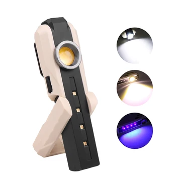 LED+ COB uv sterilizer Ultraviolet Disinfection Flashlight Handheld Work light Rechargeable for House School Camping Patrolling
LED+ COB uv sterilizer Ultraviolet Disinfection Flashlight Handheld Work light Rechargeable for House School Camping Patrolling