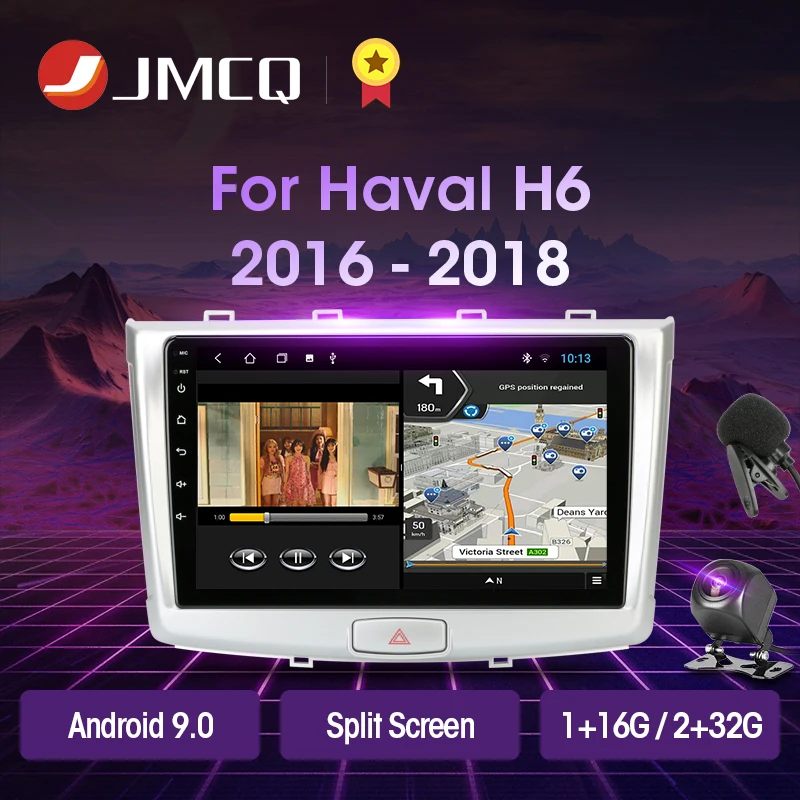 JMCQ Android 9.0 T3L PLUS For GREAT WALL Haval H6 2013-2017 Car Radio Multimidia Video Player Navigation GPS 2G+32G DSP No 2din
JMCQ Android 9.0 T3L PLUS For GREAT WALL Haval H6 2013-2017 Car Radio Multimidia Video Player Navigation GPS 2G+32G DSP No 2din