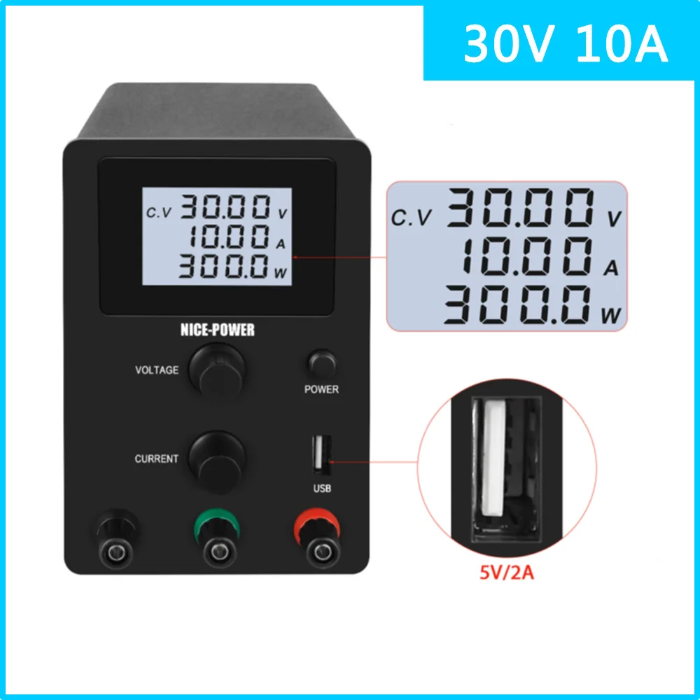 Adjustable DC switching Power Supply Laboratory 30v 10a Power Source Bench Source Digital Power Supplies
Adjustable DC switching Power Supply Laboratory 30v 10a Power Source Bench Source Digital Power Supplies