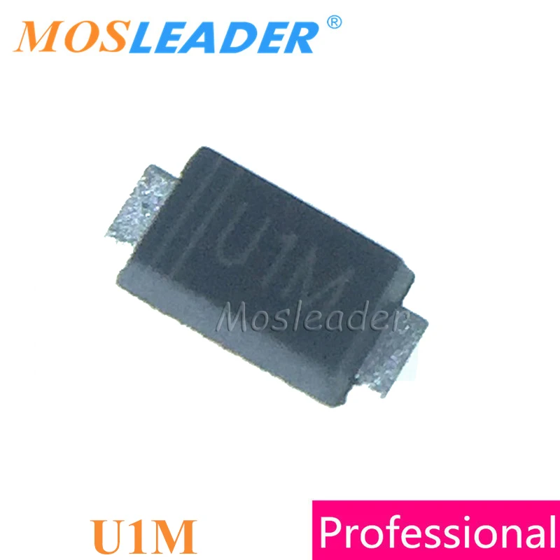 Mosleader U1M SOD123 3000PCS 1A 1KV 1000V SOD123FL 1206 ultra fast Rectifier Made in China High quality
Mosleader U1M SOD123 3000PCS 1A 1KV 1000V SOD123FL 1206 ultra fast Rectifier Made in China High quality