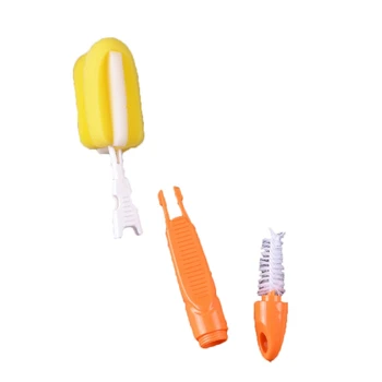 Baby Bottle Brush Removable 2 In 1 Multi-Functional Wash Nipple Brush Tool Sponge Cleaning Cup Brush Cleaner
Baby Bottle Brush Removable 2 In 1 Multi-Functional Wash Nipple Brush Tool Sponge Cleaning Cup Brush Cleaner