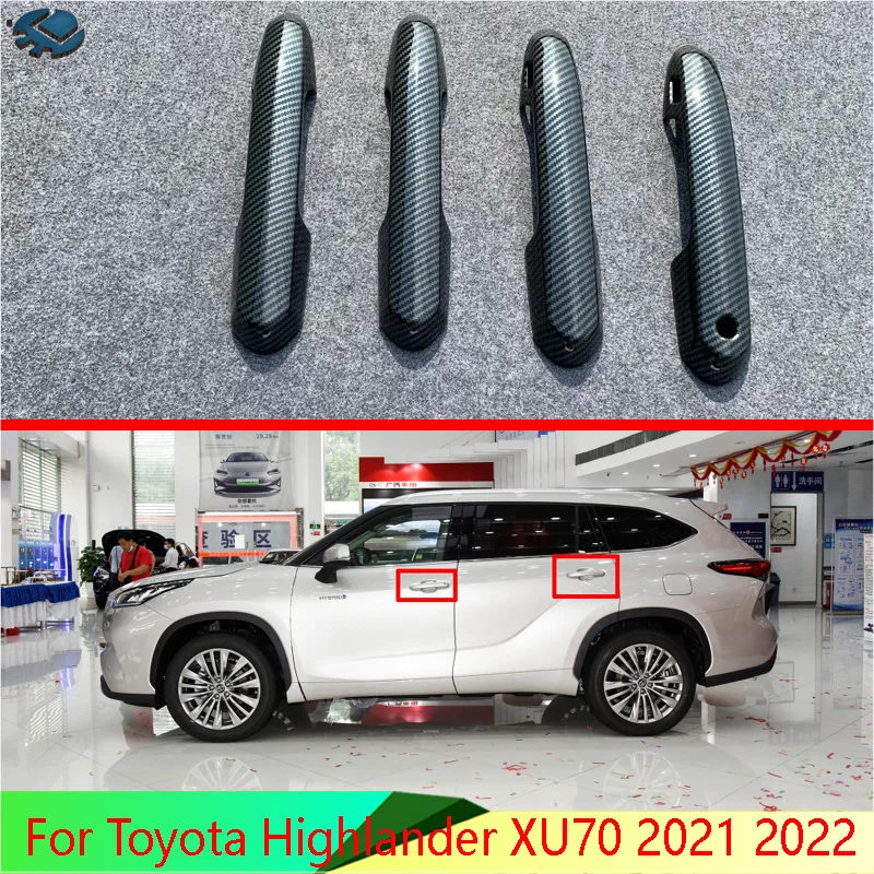 Хромированная крышка дверной ручки для Toyota Highlander XU70 2021 2022 ABS с отверстием для смарт-ключа
Хромированная крышка дверной ручки для Toyota Highlander XU70 2021 2022 ABS с отверстием для смарт-ключа