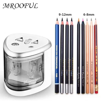 2020 New Automatic Pencil Sharpener Two-hole Electric Touch Switch Pencil Sharpener Stationery Home Office School Supplies
2020 New Automatic Pencil Sharpener Two-hole Electric Touch Switch Pencil Sharpener Stationery Home Office School Supplies