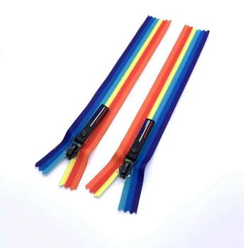 5# Rainbow Color Waterproof Nylon Zipper For Handmade Sewing Craft Garment Bags Decoration Accessories
