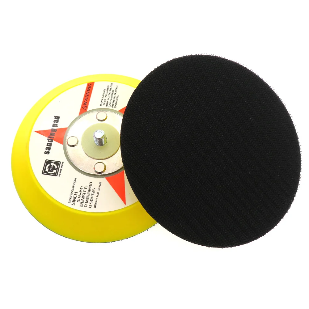 5 Inch 125mm Backup Sanding Pad Sanding Disc 16MM Thick Backing Pad 5/16"-24 Thread (Pack of 2)
5 Inch 125mm Backup Sanding Pad Sanding Disc 16MM Thick Backing Pad 5/16"-24 Thread (Pack of 2)