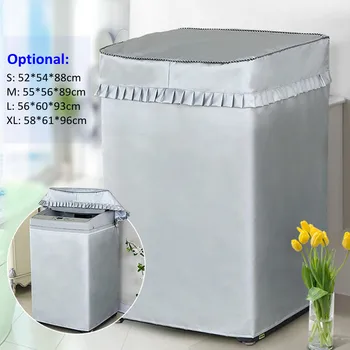 Fully Automatic Roller Washer Sunscreen Washing Machine Waterproof Cover Dryer Polyester Dustproof Washing Machine Cover Silver
Fully Automatic Roller Washer Sunscreen Washing Machine Waterproof Cover Dryer Polyester Dustproof Washing Machine Cover Silver