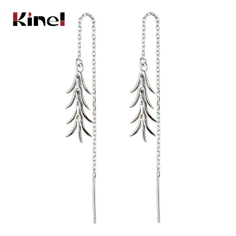 Kinel 100% 925 Silver Simple Geometric Chain Earrings 925 Sterling Silver Korean Long Drop Earring for Women Gift Jewelry
Kinel 100% 925 Silver Simple Geometric Chain Earrings 925 Sterling Silver Korean Long Drop Earring for Women Gift Jewelry