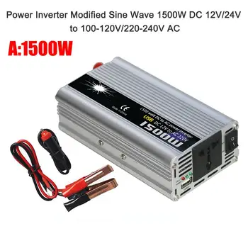 Protable DC 12V/24V to AC100-120V/220-240V Car Power Inverter Cigarette Lighter Plug Universal Vehicle Power Converter For Car
Protable DC 12V/24V to AC100-120V/220-240V Car Power Inverter Cigarette Lighter Plug Universal Vehicle Power Converter For Car