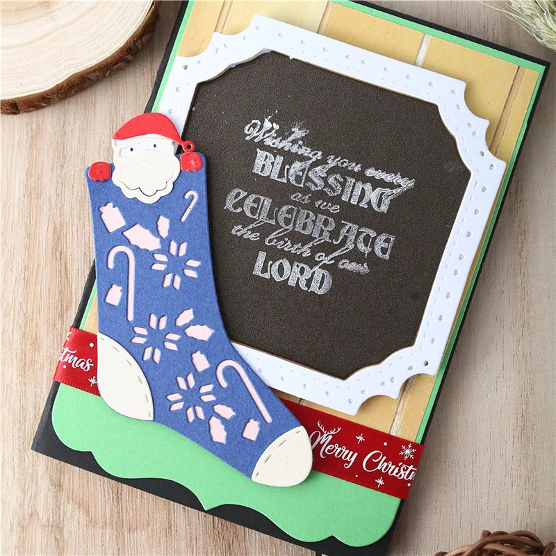 DiyArts Christmas Socks Santa Claus Metal Cutting Dies for Card Making Scrapbooking Embossing Cuts Stencil Craft New 2019 Dies
DiyArts Christmas Socks Santa Claus Metal Cutting Dies for Card Making Scrapbooking Embossing Cuts Stencil Craft New 2019 Dies