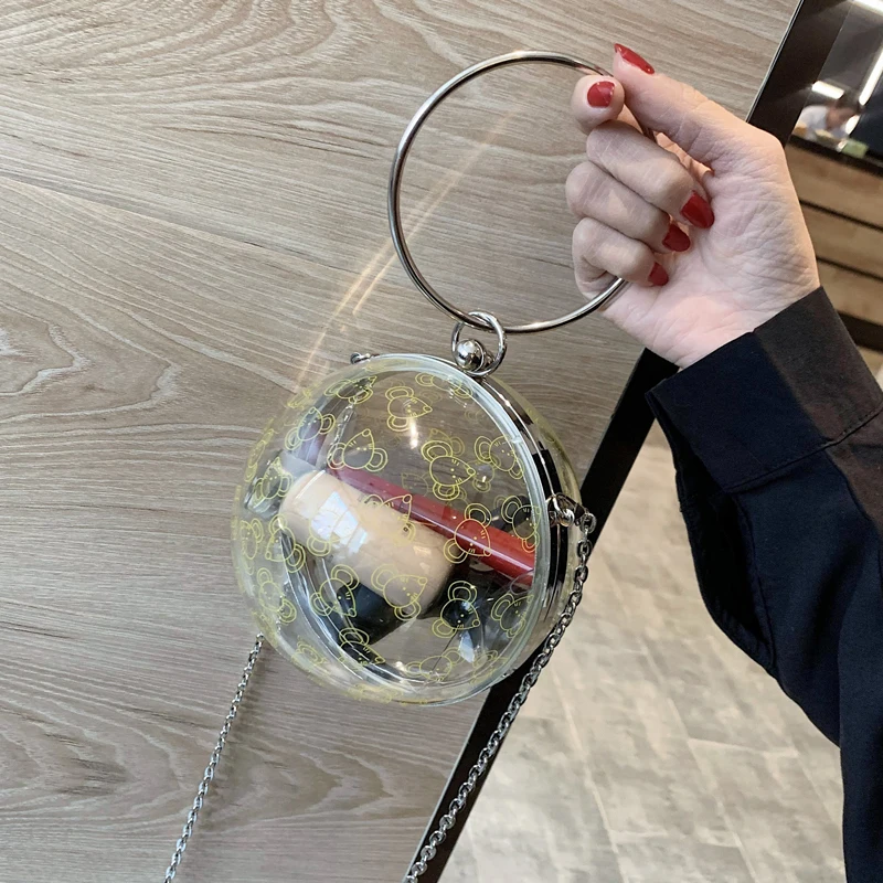 ins acrylic ball small bag female 2020 new wave Korean version of the wild messenger bag chain fashion handbag
ins acrylic ball small bag female 2020 new wave Korean version of the wild messenger bag chain fashion handbag