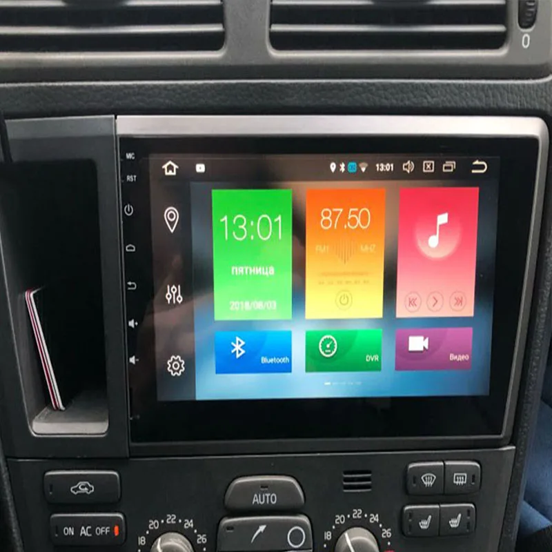 Автомобильный DVD-плеер 8 "4G DSP IPS Android 10 0 для Volvo S60 V70 XC70 2000 2001 2002 2003 2004 gps-навигация