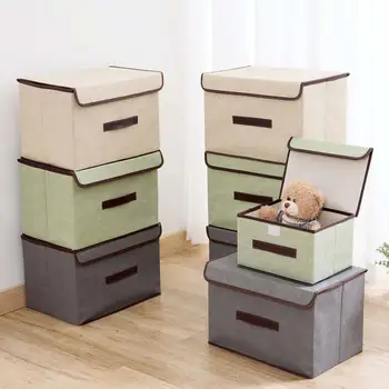 2PCS/Set Non-woven Folding Storage Baskets Containers Bins With Cover Wardrobe Clothes Organizer Cloth Child Toys Storage Box
2PCS/Set Non-woven Folding Storage Baskets Containers Bins With Cover Wardrobe Clothes Organizer Cloth Child Toys Storage Box
