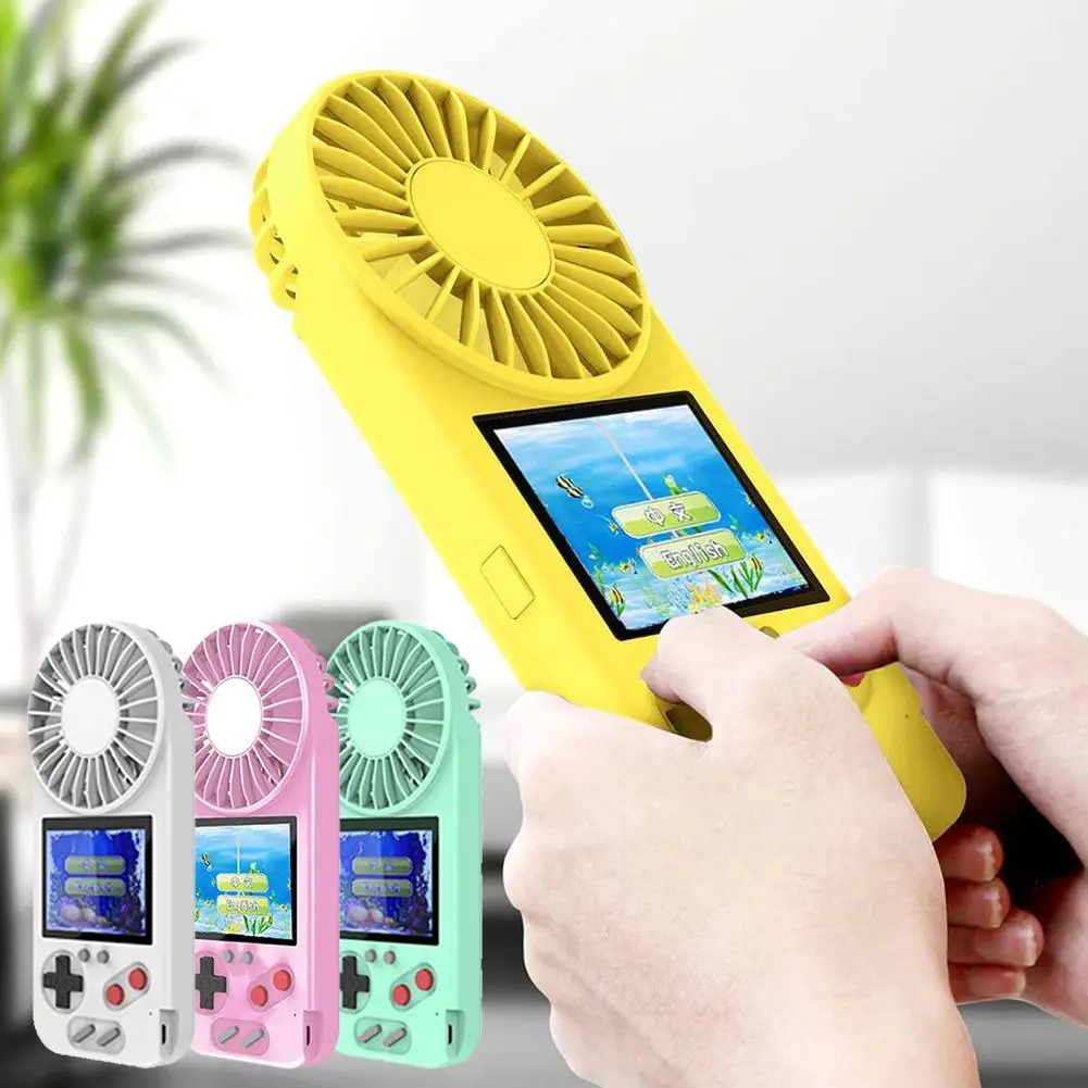 Handheld Game Console with USB Fan Color Display 500 in 1 Game Console Retro Game Console with Mini Personal Fan for Kids Adults
Handheld Game Console with USB Fan Color Display 500 in 1 Game Console Retro Game Console with Mini Personal Fan for Kids Adults