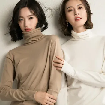 Women Simple Casual Solid Color Loose Sweater Fashion Temperament Slim Turtleneck Knit Sweater Pullover
Women Simple Casual Solid Color Loose Sweater Fashion Temperament Slim Turtleneck Knit Sweater Pullover