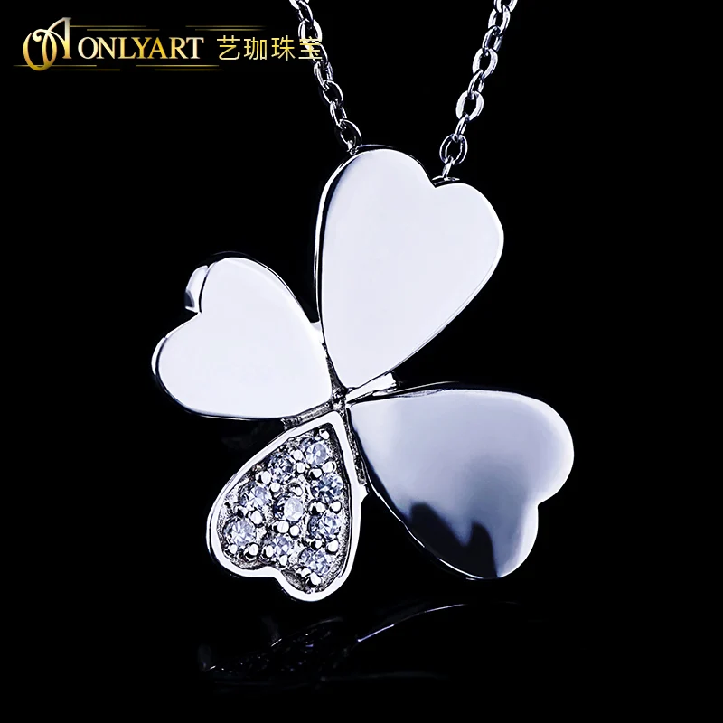 100% 925 Sterling Silver Four Clover Charm Pendant Jewelry Women With Micro Paved CZ Fashioin Silver Necklace OnlyArt Jewelry
100% 925 Sterling Silver Four Clover Charm Pendant Jewelry Women With Micro Paved CZ Fashioin Silver Necklace OnlyArt Jewelry