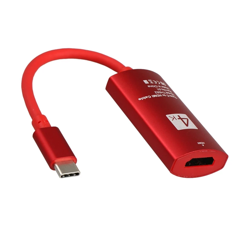 USB-C адаптер Type-C для HDMI HDTV 4K x 2K UHD Type C Samsung Galaxy S9 S8 + Note 8 20 см | Электроника