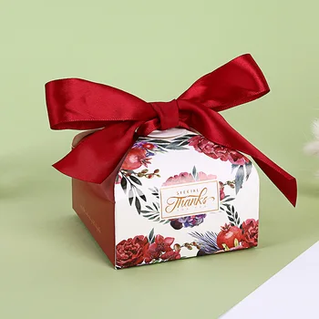 Printed Candy Box Paper Chocolate Box Small Cupcake Box With Ribbon Wedding Party Favors
Printed Candy Box Paper Chocolate Box Small Cupcake Box With Ribbon Wedding Party Favors