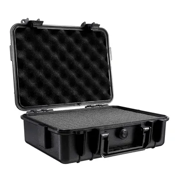 275*210*90mm Waterproof Safety Equipment Instrument Toolbox ABS Plastic Portable Tool Box Outdoor Impact Resistant with Foam
275*210*90mm Waterproof Safety Equipment Instrument Toolbox ABS Plastic Portable Tool Box Outdoor Impact Resistant with Foam