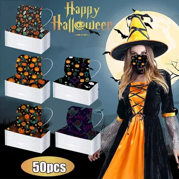 Disposable Unisex Printed Halloween Soft Masks For Adults 3-layer Masks Masque De Protection Mondmaskers Mascarilla Mujer Masque
Disposable Unisex Printed Halloween Soft Masks For Adults 3-layer Masks Masque De Protection Mondmaskers Mascarilla Mujer Masque