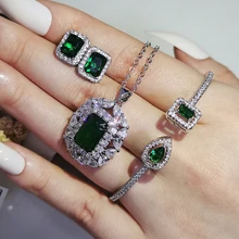 3pcs Pack silver color bride Jewelry Set Halo Engagement Ring Round Stud Earring For Wedding Gift J6949
3pcs Pack silver color bride Jewelry Set Halo Engagement Ring Round Stud Earring For Wedding Gift J6949