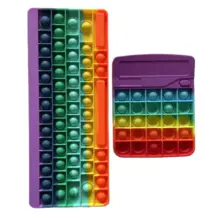 2 Pack Calculator Keyboard Popits Toy Set Push Bubbles Sensory Silicone Popping Pressure Relieving Squeeze Popper Fidget Toys
2 Pack Calculator Keyboard Popits Toy Set Push Bubbles Sensory Silicone Popping Pressure Relieving Squeeze Popper Fidget Toys