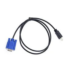 1M HDMI To VGA D-SUB Male Video Adapter Cable Lead For HDTV PC Computer Monitor HDMI-compatible TO VGA 1080P HD Cable
1M HDMI To VGA D-SUB Male Video Adapter Cable Lead For HDTV PC Computer Monitor HDMI-compatible TO VGA 1080P HD Cable