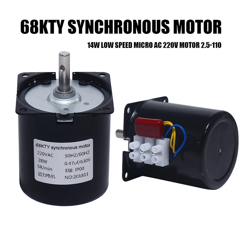 60KTYZ AC Permanent Magnet Synchronous Motor 220V Gear Motor Miniature Low Speed Large Torque Small Motor
60KTYZ AC Permanent Magnet Synchronous Motor 220V Gear Motor Miniature Low Speed Large Torque Small Motor