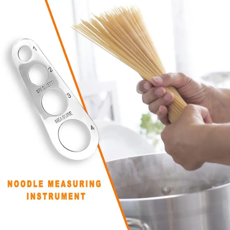 Pasta Noodle Measurement Ruler Portable Stainless Steel Spaghetti Measuring Tools Practical Accessory for Kitchen
Pasta Noodle Measurement Ruler Portable Stainless Steel Spaghetti Measuring Tools Practical Accessory for Kitchen