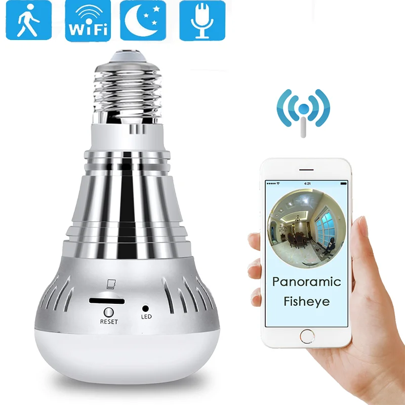 White Mini DVD CCTV WiFi ip Camera 3D Light Bulb With Camera Lamp Bombilla Wireless Webcam 1080 Panaromic 360 VR Camera Security
White Mini DVD CCTV WiFi ip Camera 3D Light Bulb With Camera Lamp Bombilla Wireless Webcam 1080 Panaromic 360 VR Camera Security