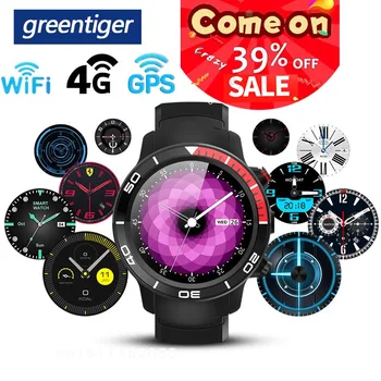 Greentiger H8 4G Smart Watch Men WiFi GPS Quad Core 1.28GHz 1GB 16GB Ip68 waterproof Swimming Heart Rate Smartwatch VS B57 K98H 
Greentiger H8 4G Smart Watch Men WiFi GPS Quad Core 1.28GHz 1GB 16GB Ip68 waterproof Swimming Heart Rate Smartwatch VS B57 K98H