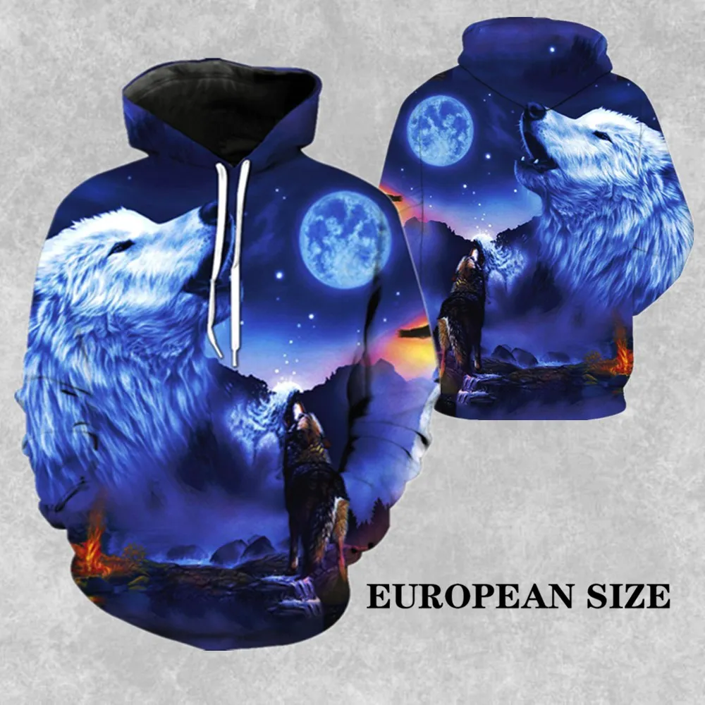 2020 Trendy Brand Hooded Pocket Sweatshirt Wild Wolf Mochizuki 3D Digital Print Men's Hoodie Autumn Thin Cool Sports Jacket
2020 Trendy Brand Hooded Pocket Sweatshirt Wild Wolf Mochizuki 3D Digital Print Men's Hoodie Autumn Thin Cool Sports Jacket