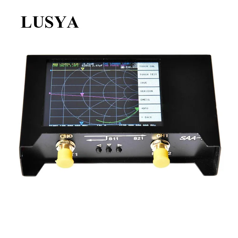 Lusya 2 8 дюймов сенсорный экран Экран NanoVNA V2 кв УКВ УФ 3G вектор сетевой S-A-A-2