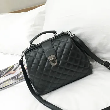 2019 New Fashion Simple Lingge Bag Frosted Doctor Bag Single Shoulder Messenger Bag Handbag Women Bag Small Bag Purses 
2019 New Fashion Simple Lingge Bag Frosted Doctor Bag Single Shoulder Messenger Bag Handbag Women Bag Small Bag Purses