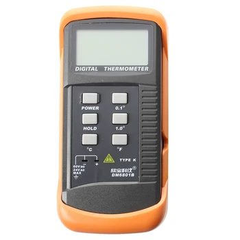 Digital Thermometer with K-Type Thermocouple Sensors DM6801B / Data-Hold Function, Overload Display Alert when Input Exceeds Mea
Digital Thermometer with K-Type Thermocouple Sensors DM6801B / Data-Hold Function, Overload Display Alert when Input Exceeds Mea