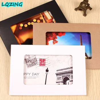 50pcs 155*102*5mm Foldable Kraft Paper Postcard Box With Window For Photo Display Greeting Card Wedding souvenirs
50pcs 155*102*5mm Foldable Kraft Paper Postcard Box With Window For Photo Display Greeting Card Wedding souvenirs