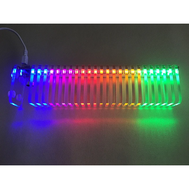 KS25 Sound Control VU Meter Crystal Sound Column o Level Meter LED Music Spectrum DIY Kits VU Tower for Home Theater
KS25 Sound Control VU Meter Crystal Sound Column o Level Meter LED Music Spectrum DIY Kits VU Tower for Home Theater