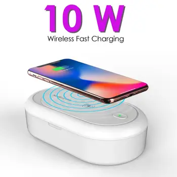 Wireless Charger UV Light Sterilization Box Disinfection Sterilizer Bacteria Prevention Masks Watch Phone Sterilization Tool
Wireless Charger UV Light Sterilization Box Disinfection Sterilizer Bacteria Prevention Masks Watch Phone Sterilization Tool